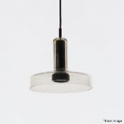 1 x ARTEMIDE Stablight 'C' Designer Suspension Lamp in a Brown Blown Glass - Original RRP £320.00