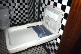 1 x Rubbermaid Commercial Wall Mounted Baby Changer Unit