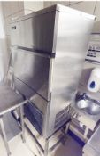 1 x Hoshizaki Commercial Air-Cooled Ice Maker 95kg/24hr Output, With Stand - RRP £3,743