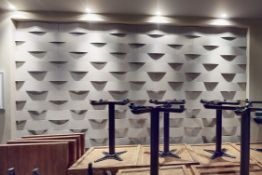 260 x Commercial Frost Proof Porcelain Curved Feature Wall Tiles - Ref: GEN724 WH2 - CL811 BEL