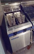 1 x BLUE SEAL Twin 450mm Electric Fryer - Ref: HRX240 G/IT - CL811 BEL - Location: Altrincham