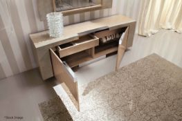 1 x GIORGIO COLLECTION 'Sunrise' Luxury 2-Door Buffet Sideboard - Original Price £7,699