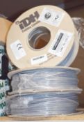 3 x Reels of 100m Fumeguard Grey 6491B Low Smoke & Zero Halogen Cable - Unused Stock