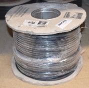 1 x Reel of Fumeguard 100m H072-R Black 6491B Low Smoke Zero Halogen Cable - Unused Stock