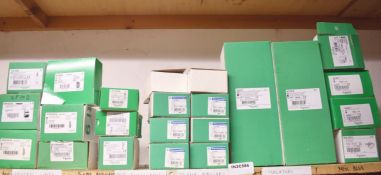 23 x Schneider Electric Products - Magnetic Coils, Aux Contacts, Neutral Blocks, Emergency Switches