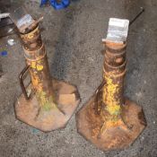 1 x Pair of Cable Drum Jacks - Ref: C356 - CL816 - Location: Birmingham, B45Colle