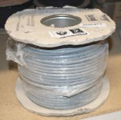 1 x Reel of Fumeguard 100m Grey 6491B Low Smoke Zero Halogen Cable - Unused Stock