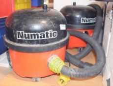 2 x Numatic Henry Hoovers - 110v and 240v Models