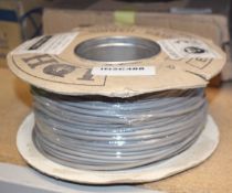1 x Reel of 100m Fumeguard Grey 6491B Low Smoke & Zero Halogen Cable - Unused Stock