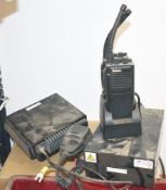 1 x Motorola GM350 VHF Mobile Radio With Two Nabishi Microphones