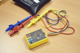 1 x Robin K8031F Phase Rotation Tester With Carry Case