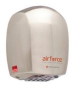 1 x Warner Howard Airforce Hand Dryer Model J48-971 - Satin Chrome Finish - Boxed Stock - RRP £489!