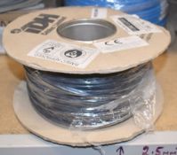 1 x Reel of Fumeguard 100m 4mm H072-R Black 6491B Low Smoke Zero Halogen Cable - Unused Stock