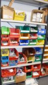 31 x Linbins With Contents - Includes Bushes, Locknuts, Grommets, Dome Plates, Bull Dogs, End Caps