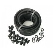 4 x Termtech 10m Conduit Packs - Each Pack Includes 10m Conduit, 10 x Adaptors & 10 x Locknuts - New