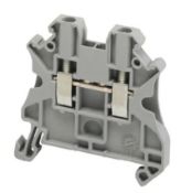 400 x Schneider Electric Grey NSYTRV DIN Rail Single Lever Terminal Blocks - 2.5mm and 4mm - New!