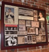 1 x Framed Montage Featuring American Sportsmen - Dimensions: 110 x 89cm - CL805 - DS -
