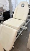 1 x Electric Adjustable Salon Teatment Bed with Control Handset - From An Award-winning Chelsea Hair