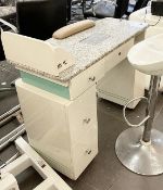 1 x Professional Nail Beauty Technician Table - From An Award-winning Chelsea Hair Salon