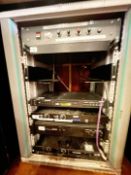 1 x Restaurant Audio System Including 1 x QSC RMX850 Power Amp, 1 x PulsC CD Player, 2 x Phonic Max