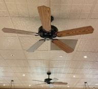 2 x Commercial Ceiling Fans - Ideal For Restaurants, Bars Etc - CL819 - Location: Altrincham