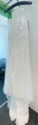 1 x LUSAN MANDONGUS / ANNASUL Y 'Infinity' Strapless Designer Wedding Dress - UK 12 - RRP £1,700