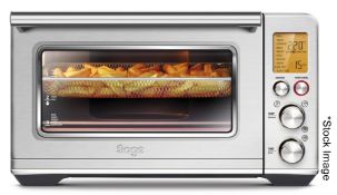 1 x SAGE Smart Oven Air Fryer With 10 Preset Functions And LCD Display 22L Capacity