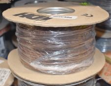 1 x Reel of 4.0 Sq mm Fumeguard Low Smoke Zero Halogen Brown Wire - Ref: C500 - CL816 - Location: Bi