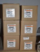 6 x Merlin Gerin NS100N TM100D MCCB 100 Amp Triple Pole Compact - Unused Boxed Stock - Ref: C759 - C