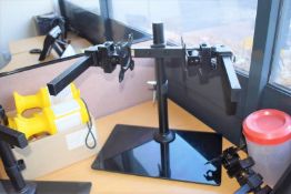 1 x 2-Arm Dual Monitor Mount Stand - Ref: C221 - CL816 - Location: Birmingham, B45Collection De