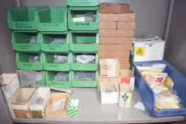 Contents of Shelf - includes Screws and Nuts - Ref: SRB246 - CL816 - Location: Birmingham, B45<br