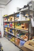 1 x Metal Storage Shelving Unit - Includes 3 Bays of Tall Shelving - Contents NOT Included