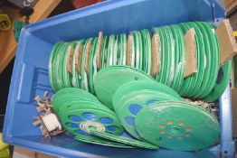 3 x Containers Including HellermannTyton Helagrip Slide On Cable Markers - Selection Numbers/Letters