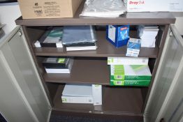 1 x 2-Door Metal Cabinet - Contents NOT included - Ref: C219 - CL816 - Location: Birmingham, B45