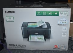 1 x Canon Pixma MX495 Printer - Ref: C261 - CL816 - Location: Birmingham, B45Collecti