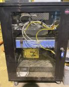 1 x Commercial Audio Rack System - Ref: NA - Mezz - CL834 - Location: Essex, RM19 Includes a CLOUD 3