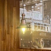 7 x Copper Look Ceiling Lights - Ref: RSS013 - CL835 - Location: Southend SS1 *More information to f