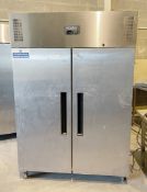 1 x POLAR G-Series Commercial 1200Ltr Upright Double Door Fridge - Original RRP £2,279