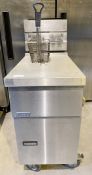1 x PITCO Twin Basket Single Tank Solstice Natural Gas Fryer Sg14S - Original RRP £3,599