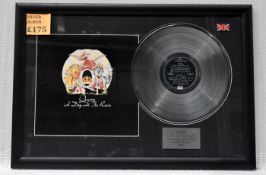 1 x QUEEN - A Day At The Races On Emi Records Framed 12 Inch Vinyl