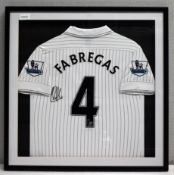 1 x Autographed ARSENAL Football Shirt, Signed By CESC FABREGAS - Circa 2009-2010