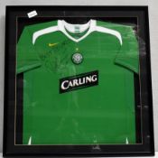 1 x ROD STEWART Signed Autographed CELTIC FOOTBALL SHIRT, Circa 2005-2006