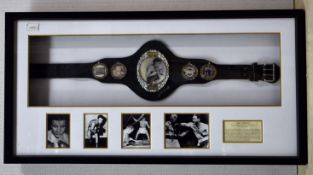 1 x JAKE LA MOTTA Signed Autographed Boxing Belt