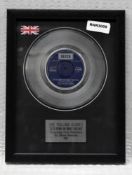 1 x THE ROLLING STONES - Lets Spend The Night Together On Decca Records Framed 7 Inch Vinyl