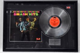 1 x THE JIMI HENDRIX EXPERIENCE - The Jimi Hendrix Experience Smash Hits On Polydor Records