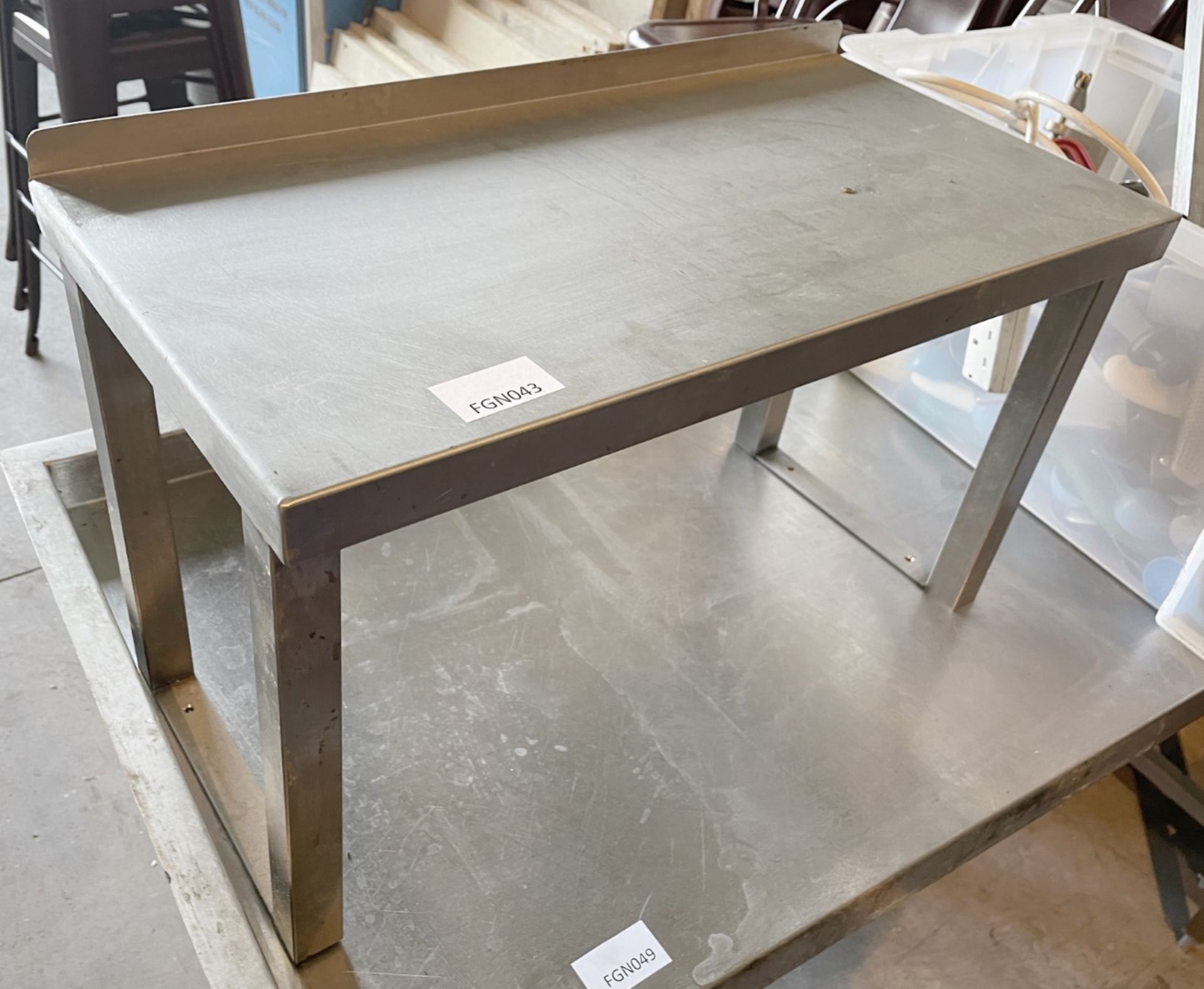 1 x Counter Top Stainless Steel Prep Table With  - Ref: BGC043 - CL807 - Location: Essex, RM19This l - Image 3 of 5