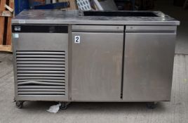 1 x Foster EcoPro G2 EP 1/2M Commercial Countertop Refrigerator With Cut Out For Gastro Pans