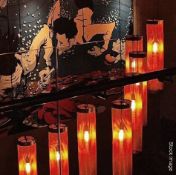 16 x Commercial Industrial Copper Coloured Mesh Pendant Light Shades