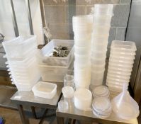 Job Lot Of Various Sized Plastic Containers And Kitchen Utensils As Per Photos - Ref: BGC019 - CL807