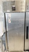 1 x WILLIAMS 'Jade' Commercial Single Door 620Ltr Upright Fridge, With 2 Keys - Original RRP £2,000